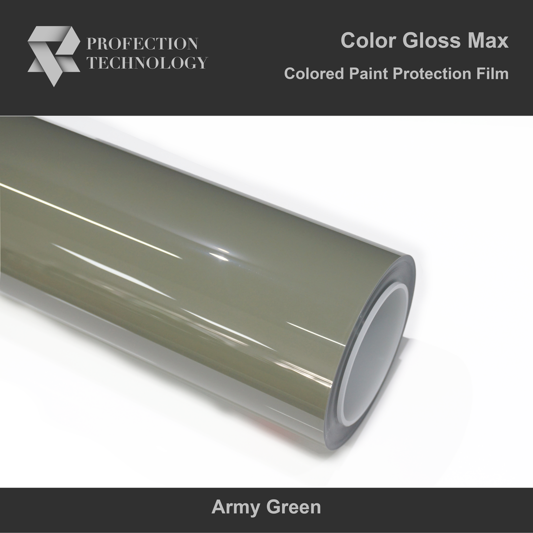 Max Gloss Paint Protection Film Army Green