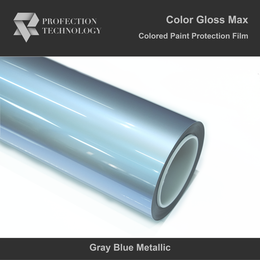 Max Gloss Paint Protection Film Gray Blue Metallic
