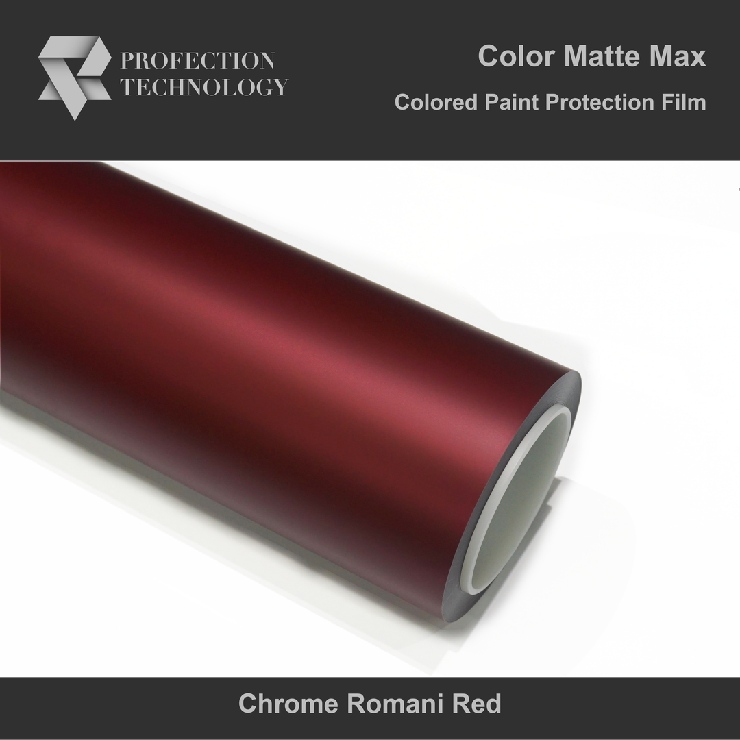 Max Matte Paint Protection Film Chrome Romani Red