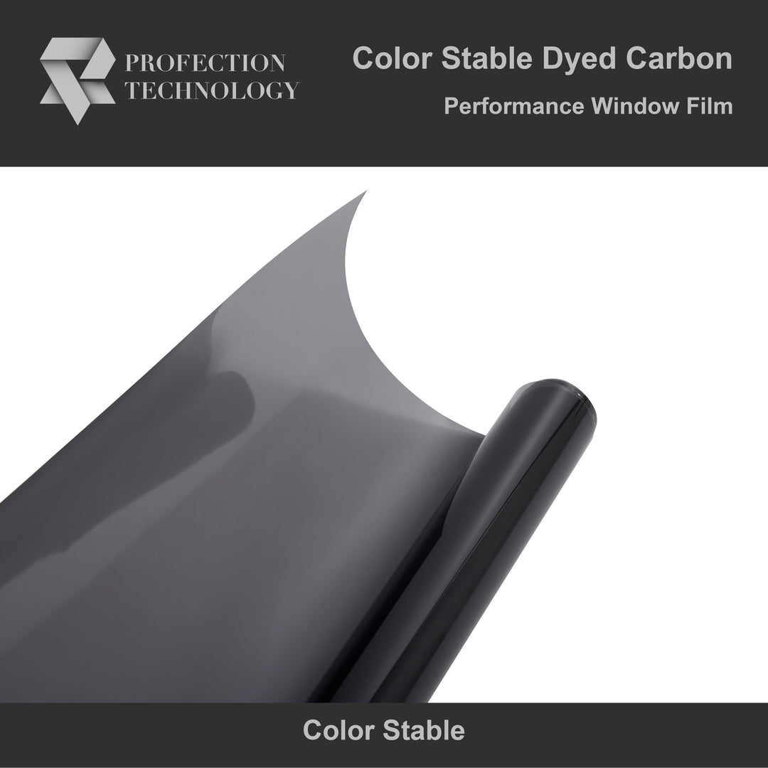 Color Stable Dyed Carbon Window Film - PROFECTION Technology 